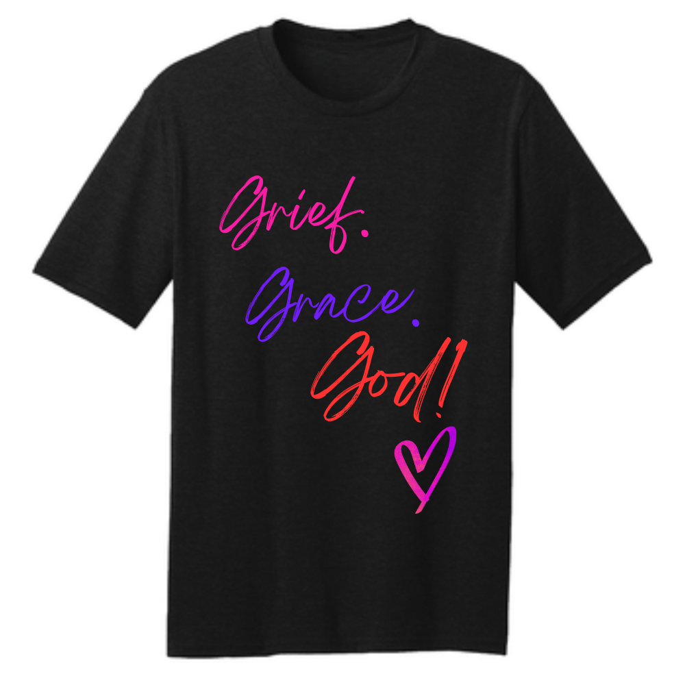 Grief. Grace. God! Unisex - Black (Colorful)