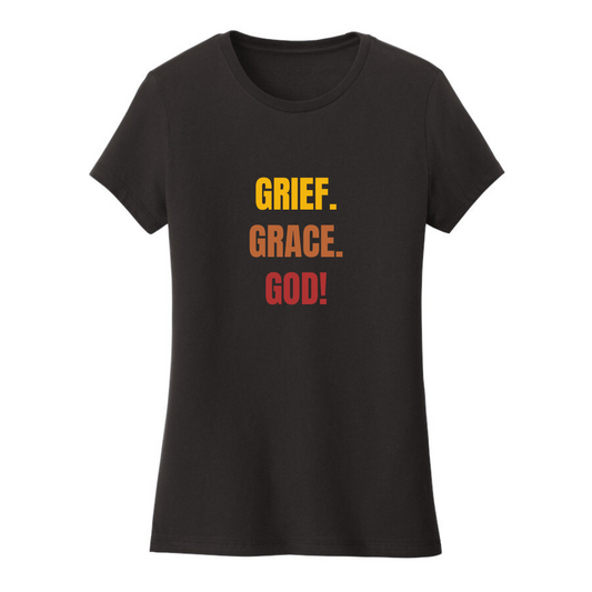 Grief. Grace. God! Female - Black (Colorful)