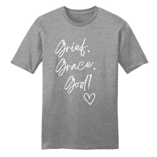 Grief. Grace. God! Unisex - Heather Blue