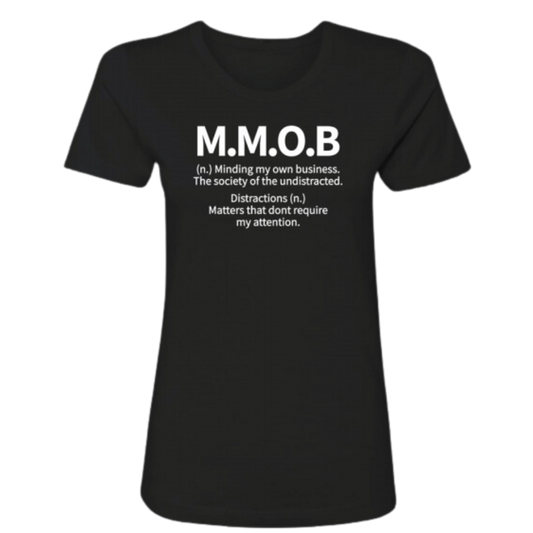 MMOB T-Shirt - Ladies Tee (Black)